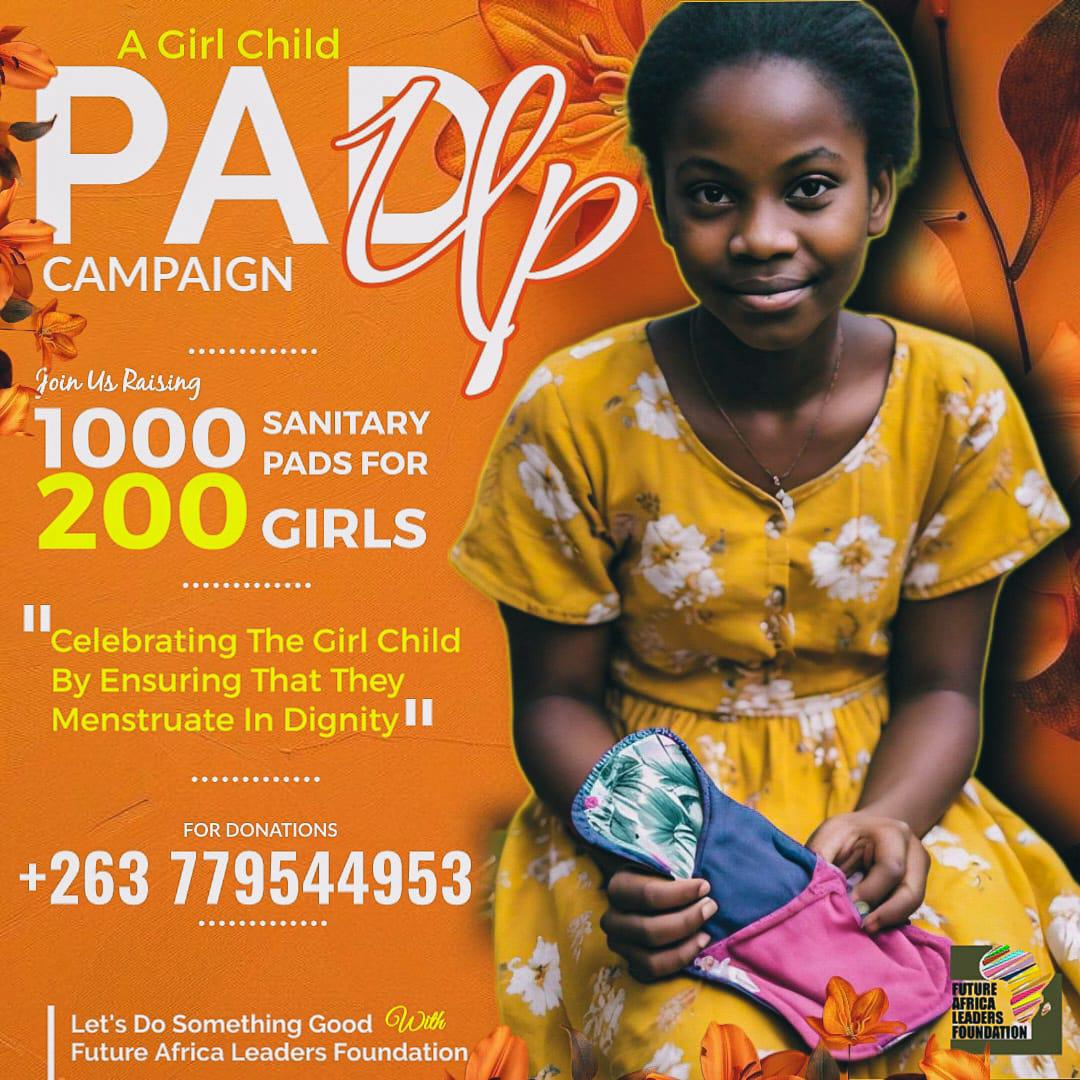 #PadUpCampaign 
So far we have raised 100 reuseable sanitary pads to give to the less privileged community. Anyone who would love to contribute something towards the donation can dm me

A $1 will save 4 girls 🙏
Ecocash 0779544953 K.Maigasah