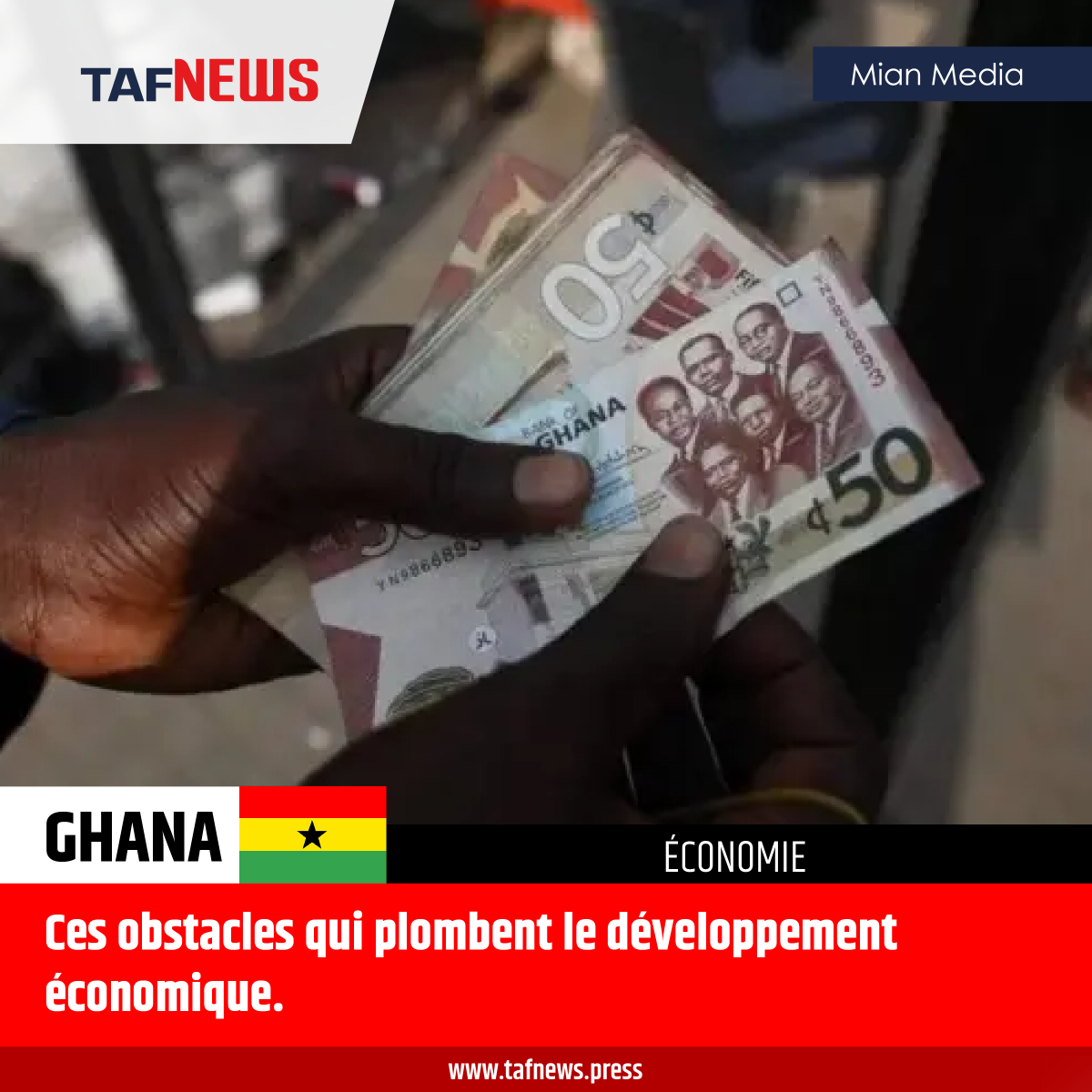 TAFNews_'s tweet photo. #Ghana : Ces obstacles qui plombent le développement économique.

Lisez l'article complet sur notre site internet : https://t.co/8bMy9CztAq

#Finances #Economie #News #Afrique https://t.co/Zm4B0MHeTX