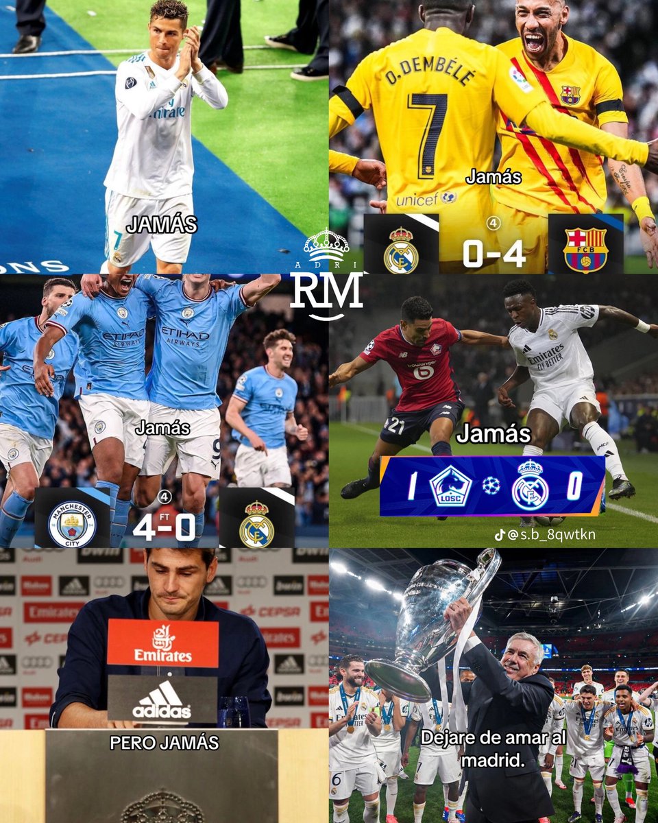 AdriRM33's tweet photo. Jamás, jamás, pero jamás dejaré de amar al Real Madrid ❤️ https://t.co/rRAYCuwKOS