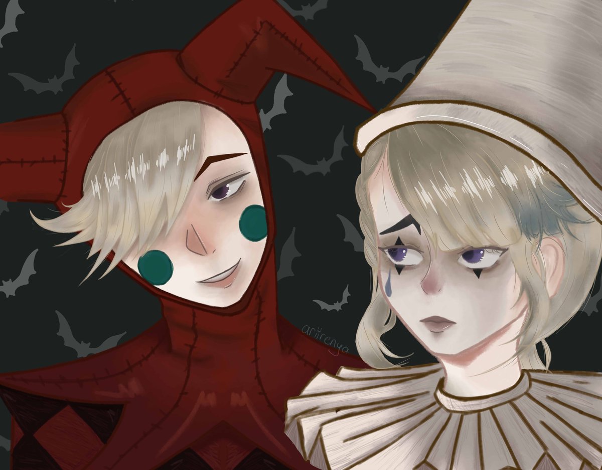 happy halloween!!! 🎃🎃
☆
#Lyney #Lynette #lyneyandlynette #GenshinImpact #Genshin #Genshinfanart #fanart #genshinimpactart #Halloween