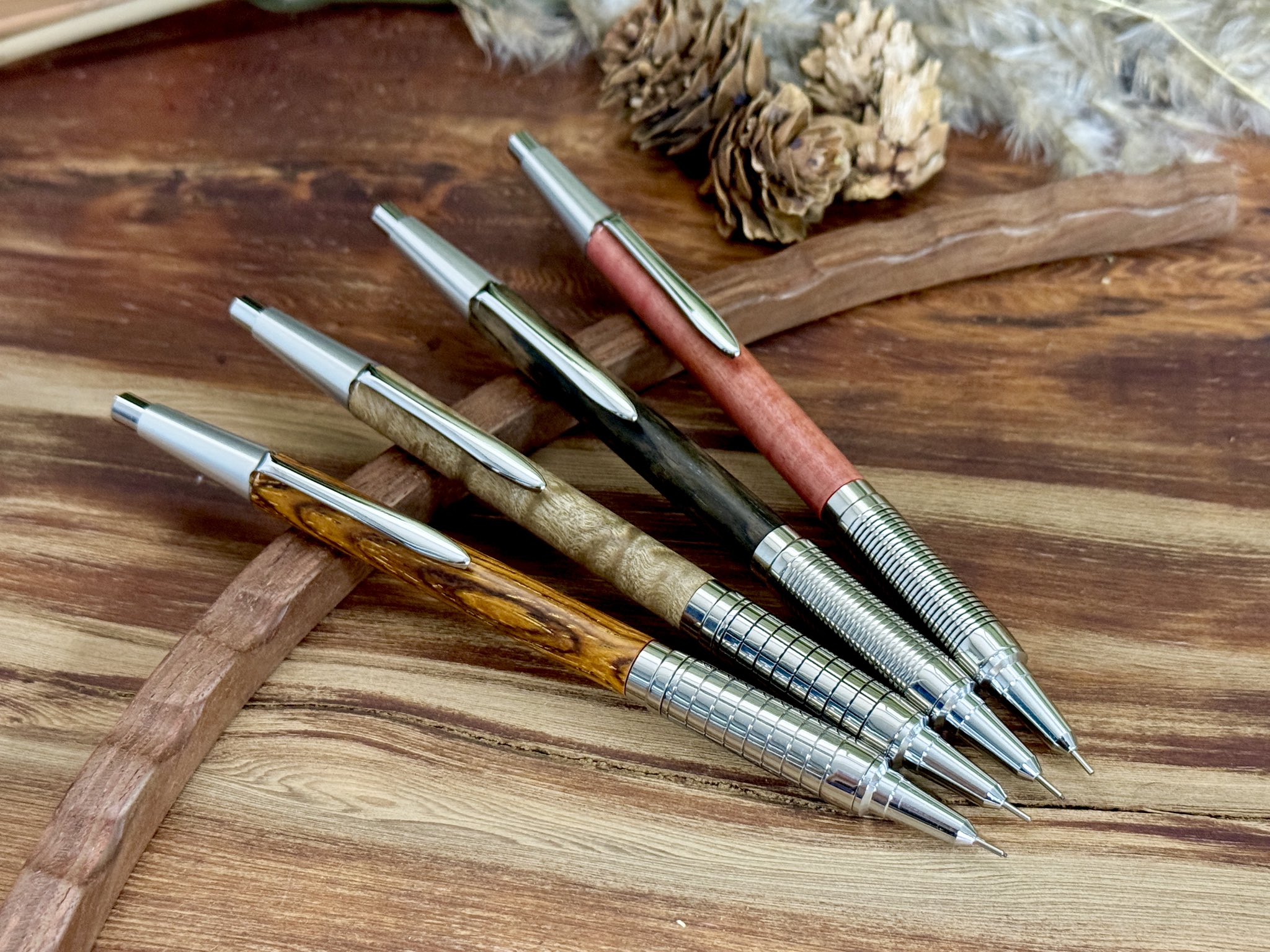 Steef&Co ST draft エスティードラフト 漆杢 新時代の木軸ペン】Steef ST draft 0.5 自分で組み立てる木軸