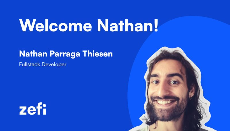 ZefiAI's tweet photo. We are excited to introduce Nathan Parraga Thiesen, our newest team member! 🔥

Nathan is a Software Engineer with extensive experience in fast-paced tech startups in various parts of the world, including vibrant cities like Berlin and Dublin. https://t.co/yhD81oXMV3