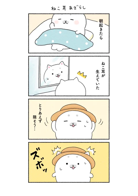 もしあざらしに、猫耳がはえたら🐱🦭
(1/2) 