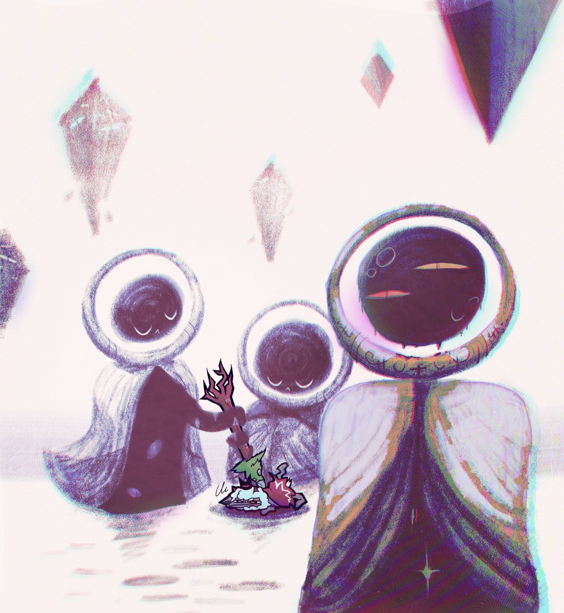 cotltober day 26 eldritch

they warned the lamb not to go in so many times and now eldritch experiments beyond our comprehension are happening