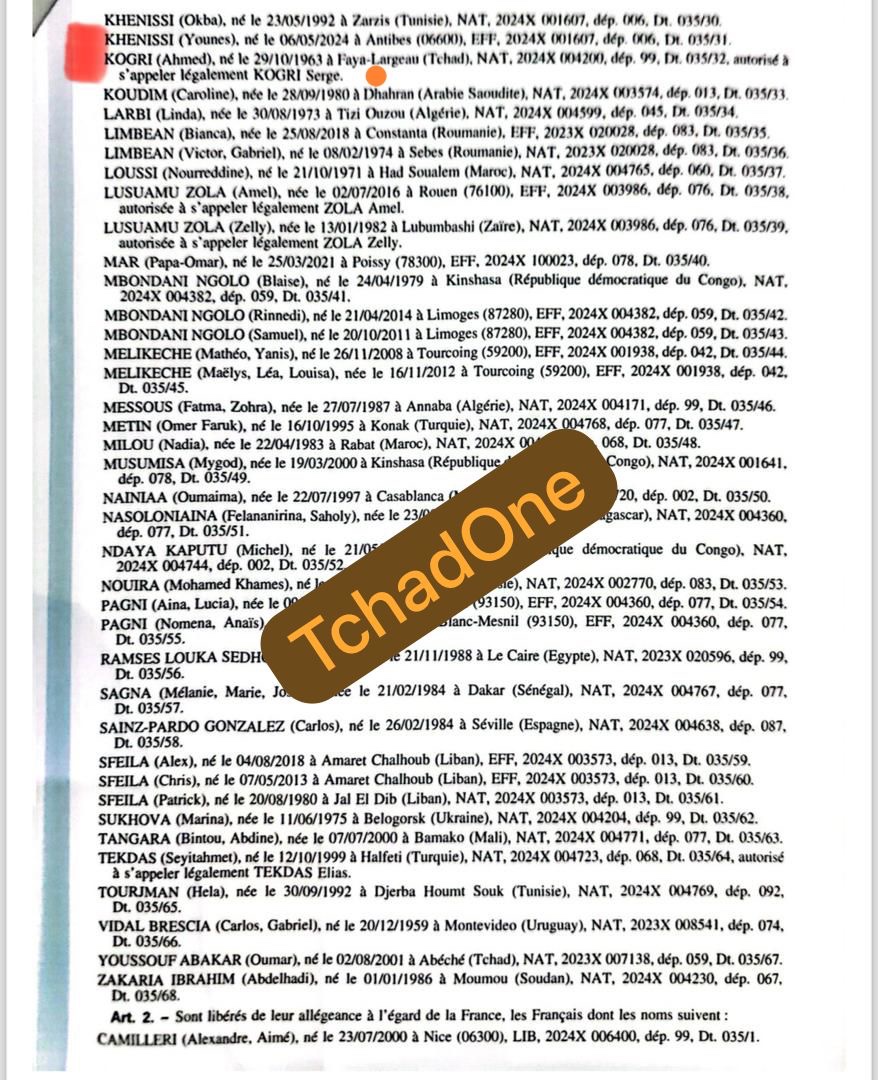 Tchad One tweet media