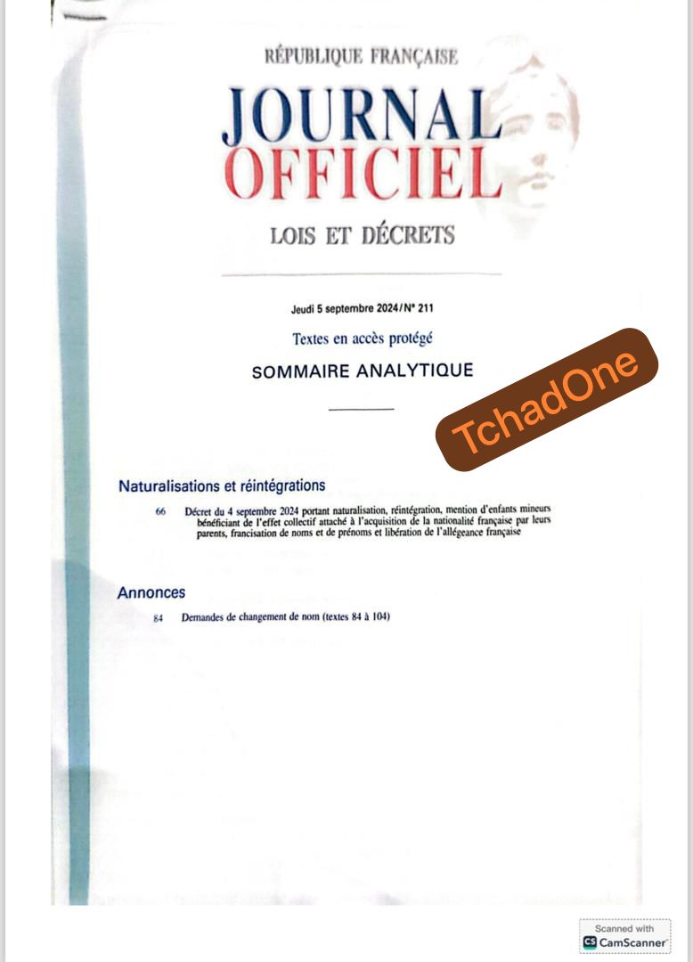 Tchad One tweet media