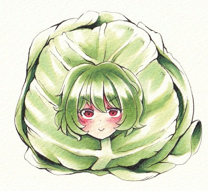 もうすぐハロウィン!

じゃあ懐かしのキャベツ幽香ちゃんでも。 