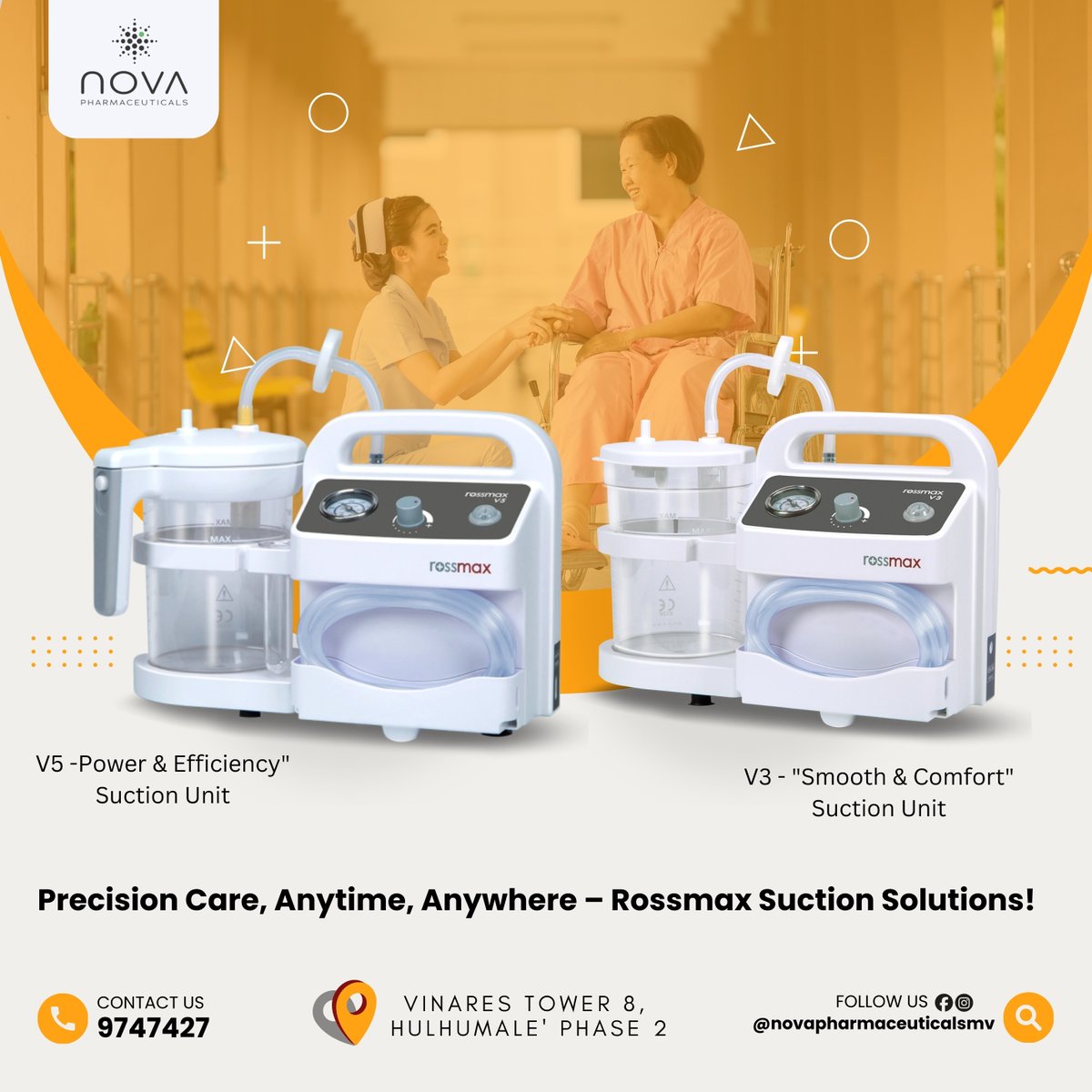 BiomaxMaldives's tweet photo. Designed for clean, effective relief when you need it most. Rossmax suction machines bring hospital-grade care into the comfort of your home. Easy to use, powerful performance, and built for every breath
#rossmax #maldives #novapharmacy
Call/WhatsApp/Viber: (+960) 974 7427 / (+960) 969 9639
Address: Vinares Tower 8, V8-G-01 Hulhumale' Phase 2