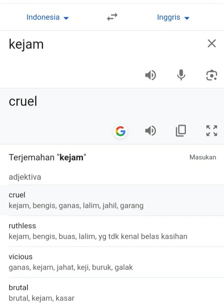 lousetolouse's tweet photo. @OganLee Kekejaman: Cruelty
Kekerasan: Violence https://t.co/ic9YBH8hV8