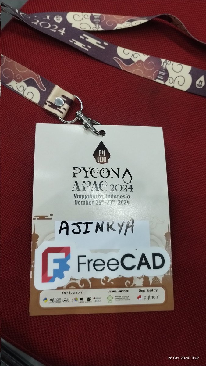 Ajinkya Dahale (@ajinkyapdahale) on Twitter photo As I sit waiting for the train out, I finally get some time to shout out <a href="/id_python/">Python Indonesia</a>/<a href="/pyconapac/">PyCon Asia @pyconasia@mtd.pythonasia.org</a>. Thanks organizers for all the great times, and also for all the help with my technical issues 😅. As I sit waiting for the train out, I finally get some time to shout out <a href="/id_python/">Python Indonesia</a>/<a href="/pyconapac/">PyCon Asia @pyconasia@mtd.pythonasia.org</a>. Thanks organizers for all the great times, and also for all the help with my technical issues 😅.