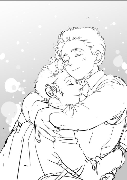 只是想畫一些擁抱😢🫂
#goodomens