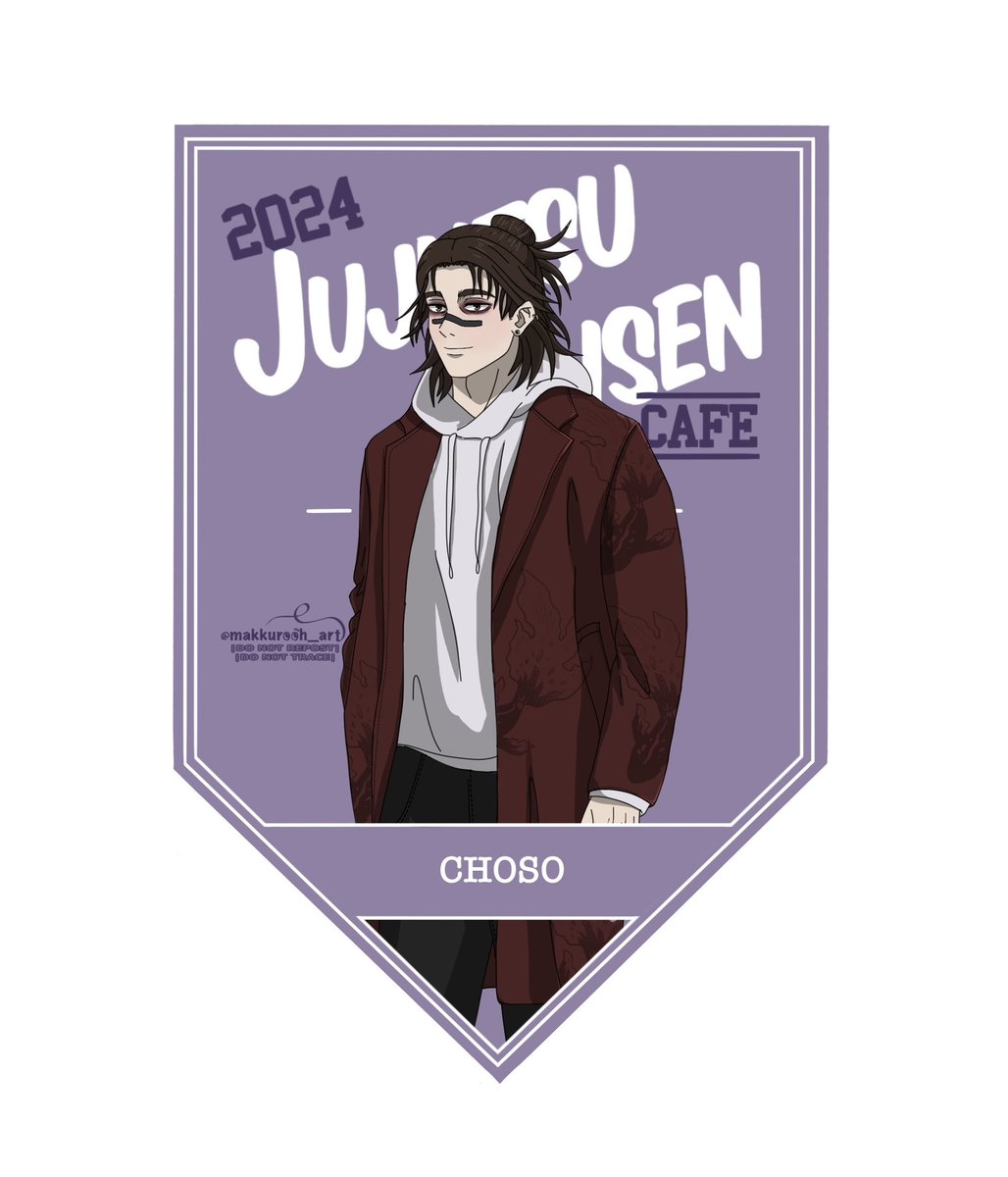 makkurooh_art's tweet photo. As promised yesterday, I drew my beloved Choso to be part of the Jujutsu Kaisen Cafe 🥰🥰🥰❤️❤️❤️🩸🩸

#choso #jjk https://t.co/7zNz4Bq5x2