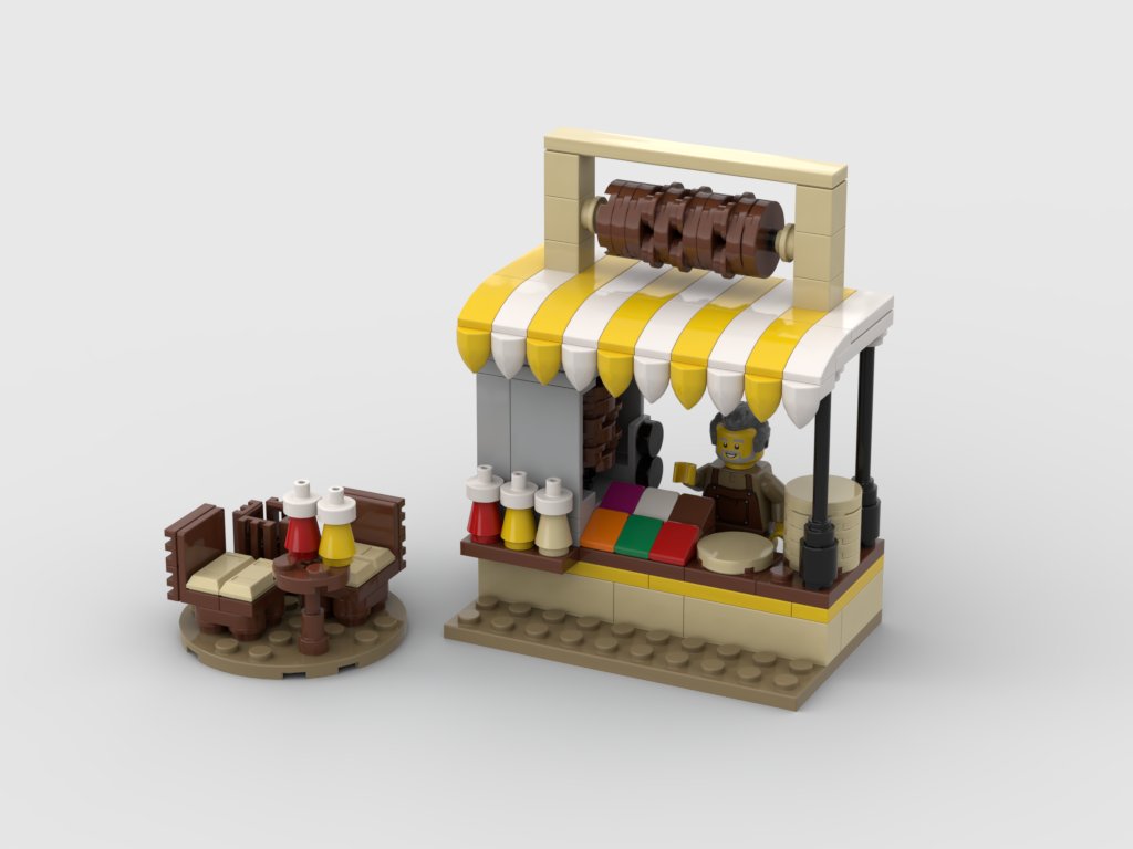 GabizonGuy's tweet photo. Introducing the Shawarma Stand – a delightful, street-side food stand perfect for any city!
Instructions: https://t.co/d95UvYd4sC
Join as Youtube members and get access to this instructions and much more: https://t.co/KTFn6DL9Nr
#Lego #Legomarket #Legostand #legoshawarma https://t.co/CTYq3P9p3c