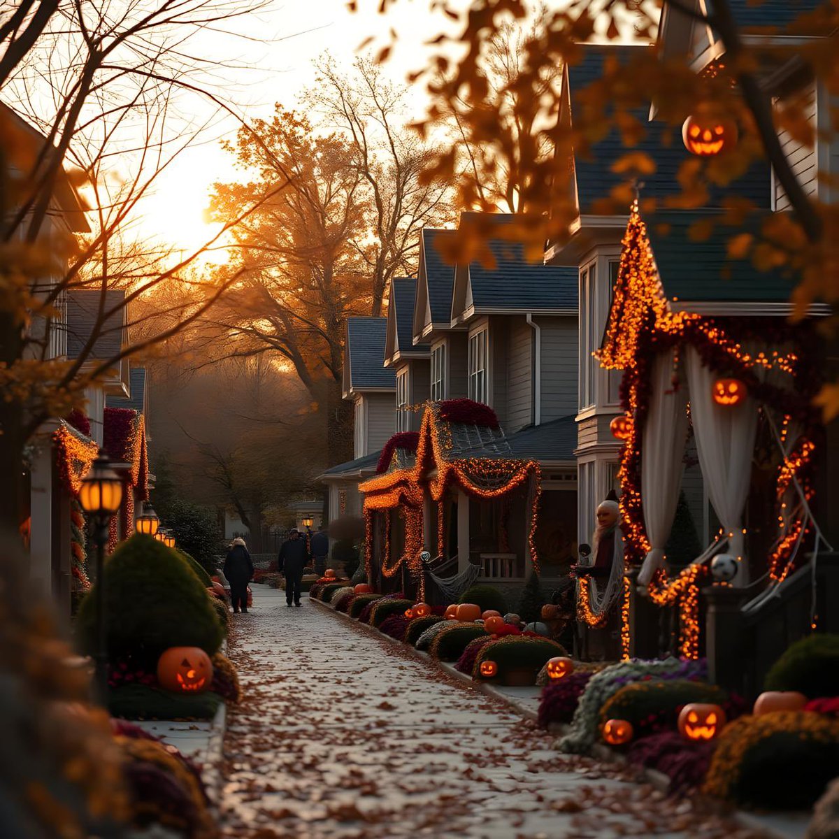 The charming streets of Montclair come alive with festive spirit! From grand historic homes to lavishly decorated lawns, Halloween here is all about creativity and community. Candy bowls are full, jack-o’-lanterns are glowing, and costumes are top-notch. 🕸️✨

#Halloween