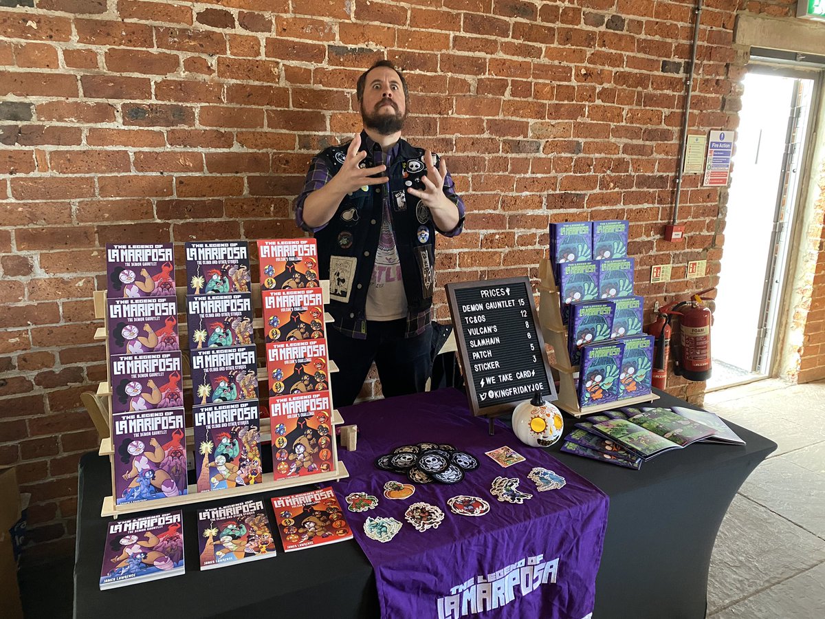 Kingfridayjoe's tweet image. Come get yer funnybooks at Ow Do Art Market today!
Northern Monk Refectory LS11 9YJ, 12 - 5!