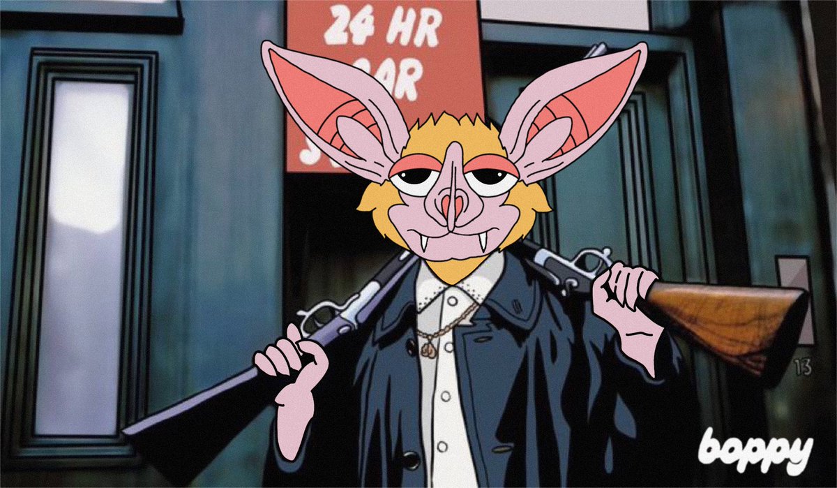 Boppybat's tweet photo. GM $BOPPY FAM

Guns blazing, Aiming straight  to the Billions 

$HOPPY $BOPPY $DRAGGY $WAT https://t.co/KtoqbQ2nPS
