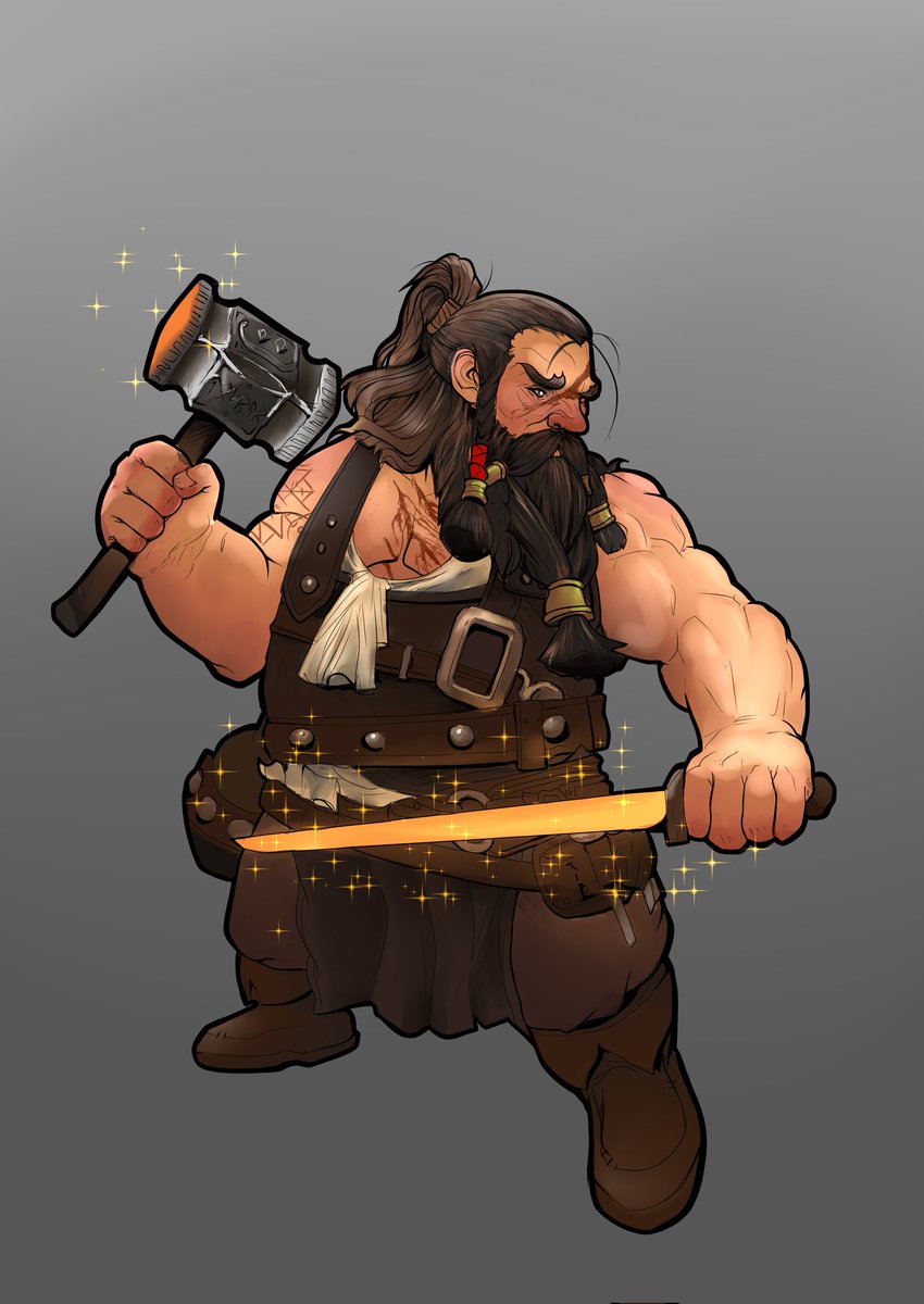 DnD commission done! 

#commissionsoopen #Commission #ttrpg #dungeonanddragons