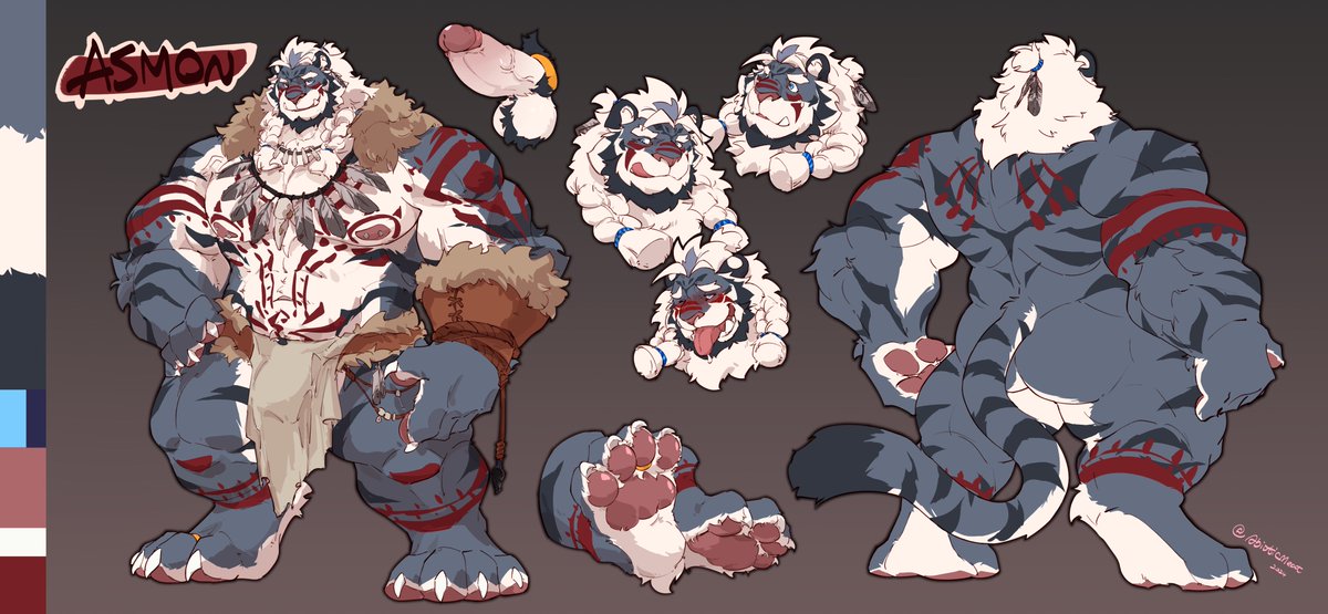 🏕️🐯 Reference Sheet for <a href="/sillycat233/">Asmon</a> ~

是部落小孩 Asmon! 可以對他做奇奇怪怪的事（x