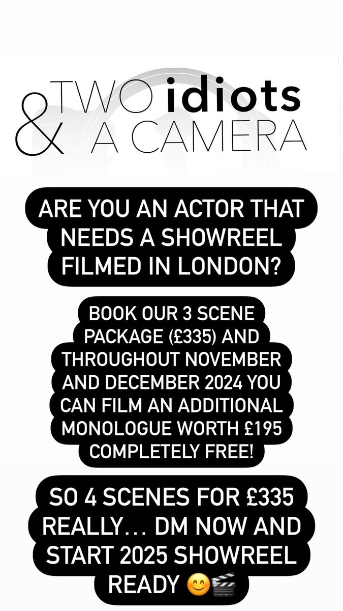 Two Idiots &A Camera - Showreels tweet media