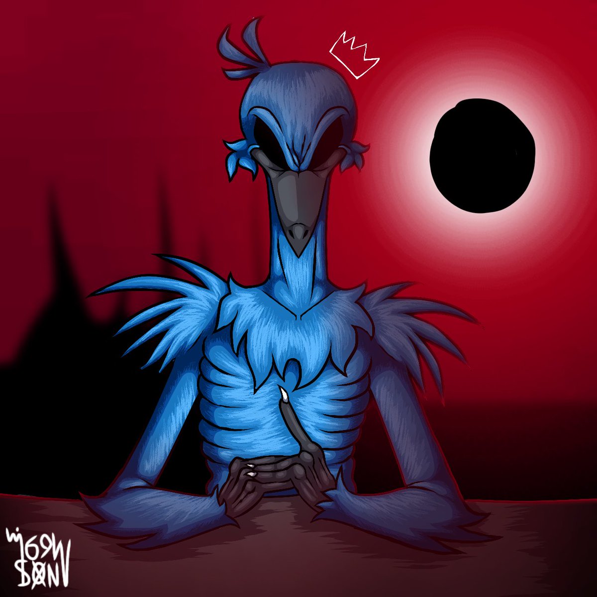 wilson69wendigo's tweet photo. Replaced... with the Sign of Darkness 
Molded... By the Lies of the Others.. 

#theycalledmesonic #BirdsinBlue #TwitterWorld #eclipse2024 https://t.co/XIUXPfkAWP