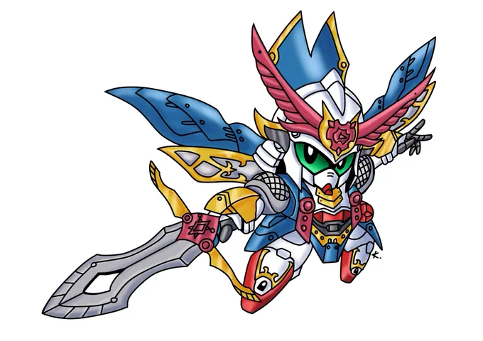 ウイングキャリバーファイナルスラッシュ!! 『武者鷺主』 #SDガンダム