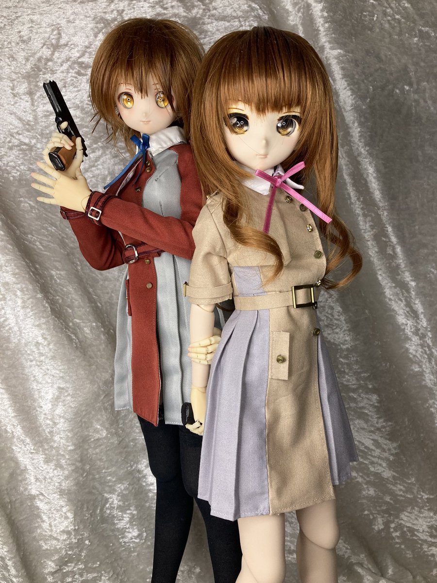 都市型迷彩服サードバージョン夏服を作ってみました。
何故夏服かと言うと型紙を夏に作ったのですが、長袖を作った事が無く、他に色々作ったりしたので今になってしまいました。

美柑ちゃん着心地はどう？まだ暖かいので、夏服でも良いよね。