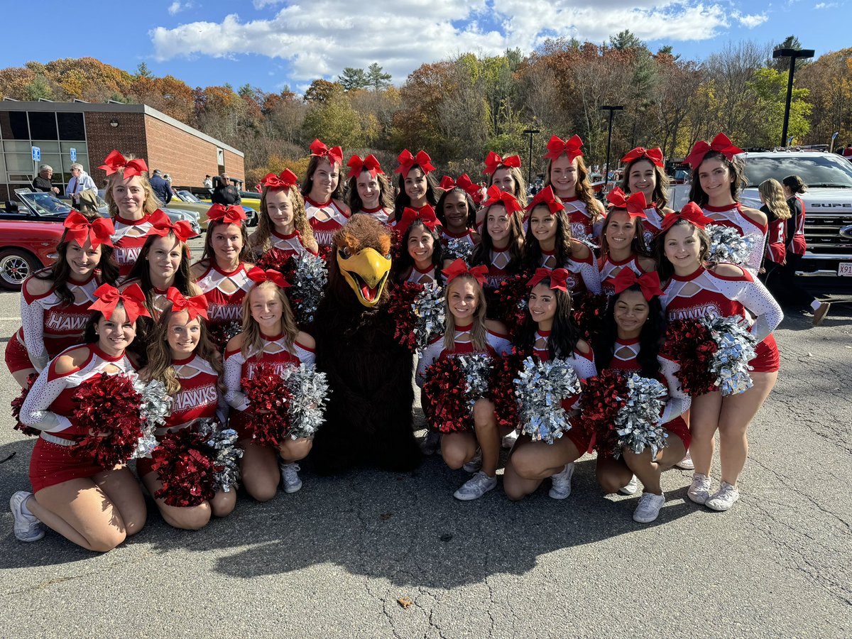 whscheering's tweet image. It was a perfect day for our Homecoming parade and a Waltham WIN! ❤️🦅 🏈  @CityofWaltham
