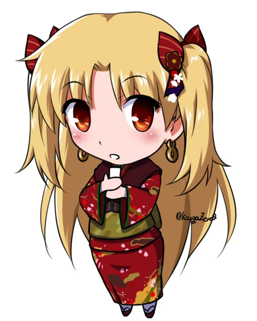 エレちゃん全コス描くシリーズ28:2024新春概念礼装「女神の御籤」より晴れ着エレちゃん 