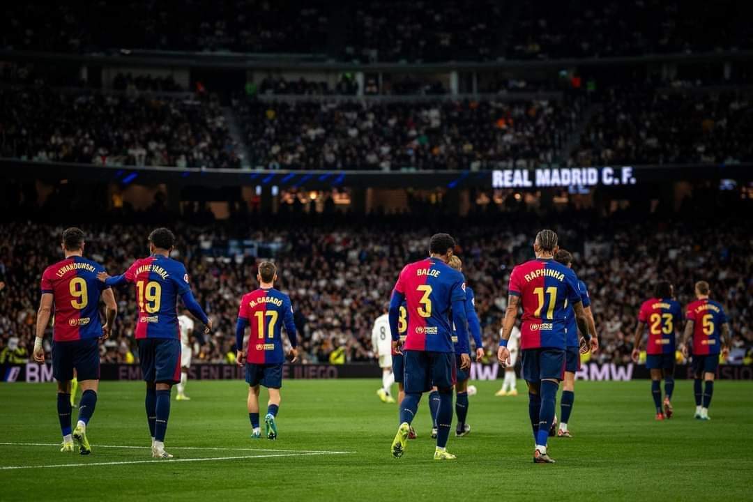 thisisbahun's tweet photo. We waited for so long for this moment,
Flick's barca is giving us the core happiness that we felt a few years ago. Thrashing bayern and now Thrashing Real Madrid in Santiago Bernabéu is not an easy job. We deserve to celebrate this moment after a long frustrating performance. https://t.co/4SxAMJiKZG