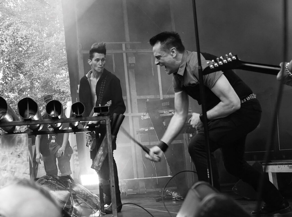 'Front 242, Nitzer Ebb, Die Krupps, DAF, Skinny Puppy...  were innovators, repurposing limited technology to craft an aggressive, immersive sound that resonated with the rebellious spirit of their era'
 
Ten Tracks That Tell the Story of Electronic Body Music