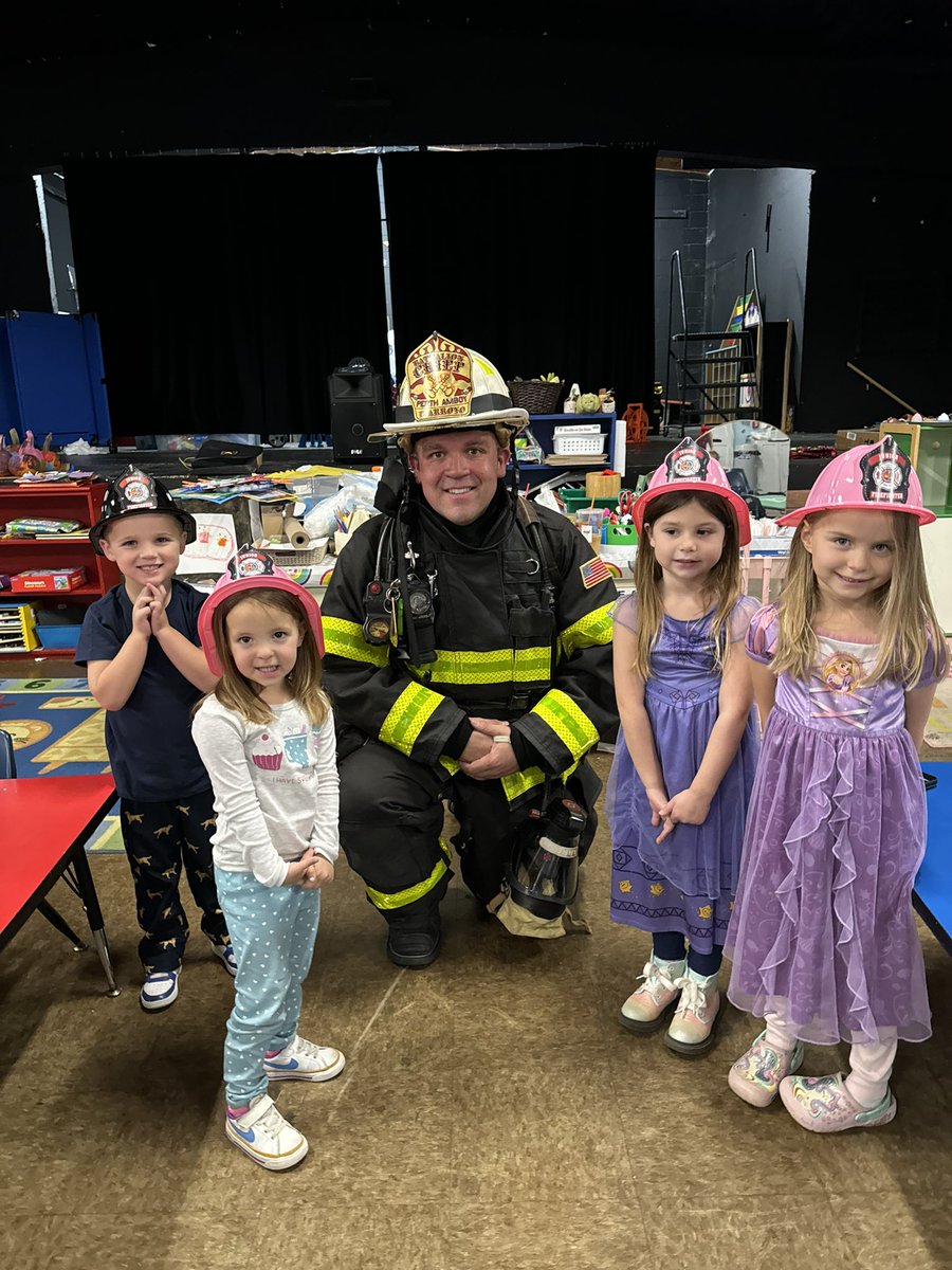 ProjectBeforeGF's tweet image. Thank you for teaching our preschoolers about fire safety this week! They learned so much about what to do in an emergency! 🚒