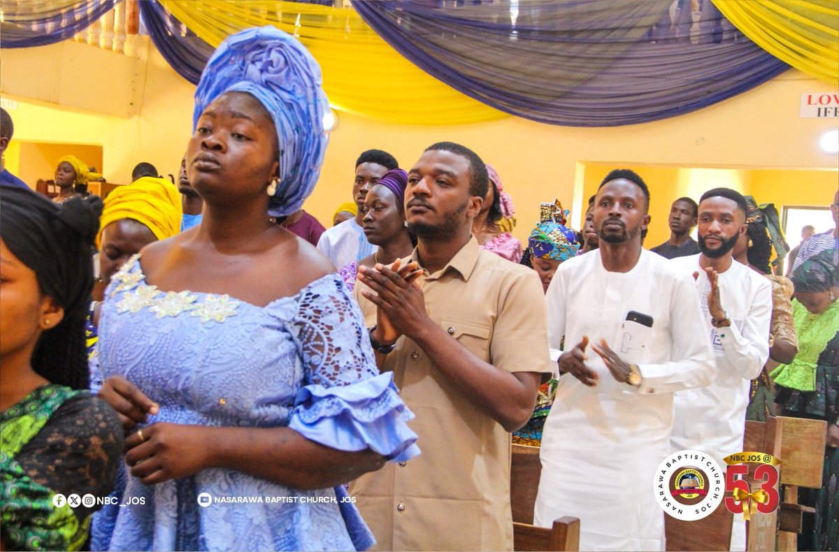 NBC_JOS's tweet photo. Highlight from our Celebration Service |53RD ANNIVERSARY SERVICE
TOPIC: ANNOUNCING HIS AUTHORITY
TEXT: Psalms 68:1-2, Psalm 24:7-10, Psalms 107:1-32
By Rev'd Mobolaji Oyateru
#Baptistfamily
#LetGodArise https://t.co/eufTjErd0B