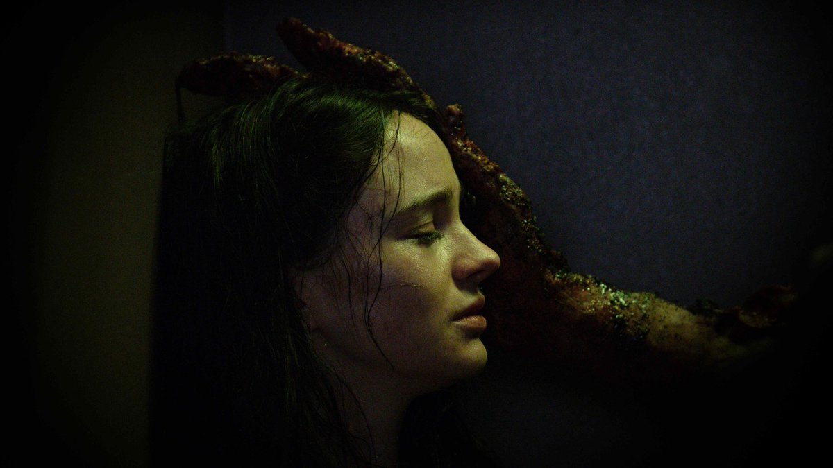 Gibboanxious's tweet photo. Stopmotion ★★½
"It’s a wonderful medium, isn’t it? Bringing dead things to life."
I wanted to like #RobertMorgan's feature-length debut more, especially since it stars the talented Irish actress Aisling Franciosi in the lead role. The stop-motion sequences are impressive and genuinely creepy, adding a unique touch to the film. It presents a familiar narrative of a young woman who has endured oppression throughout her life due to an overbearing and psychotic mother. As she navigates the blurred line between art and reality while confronting her trauma, the storytelling is engaging. However, this trope has become a staple in modern horror, and we've seen it executed far more effectively elsewhere.
The film successfully creates an eerie atmosphere, supported by Franciosi's outstanding performance and the effective use of stop-motion effects, which, given Morgan's background, is no surprise. The visuals are complemented by an unsettling squishy sound design that enhances the unsettling experience. Unfortunately, I find it difficult to recommend the film, as many moments feel drawn out, and the story is overly derivative. It ultimately becomes a tedious stroll through familiar genre tropes, lacking the innovation needed to stand out.