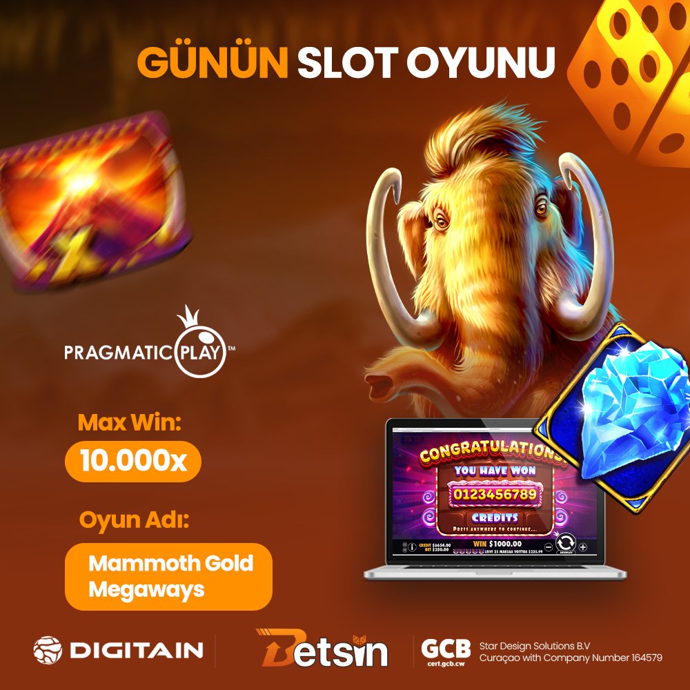 betsinresmi's tweet photo. 🎰Betsinde Günün Slot Oyunu! 

Hemen Kayıt Ol Bahsini Al. 
👉https://t.co/o3Dj6yOGP3👈

#pazar https://t.co/mojRSR2bZn