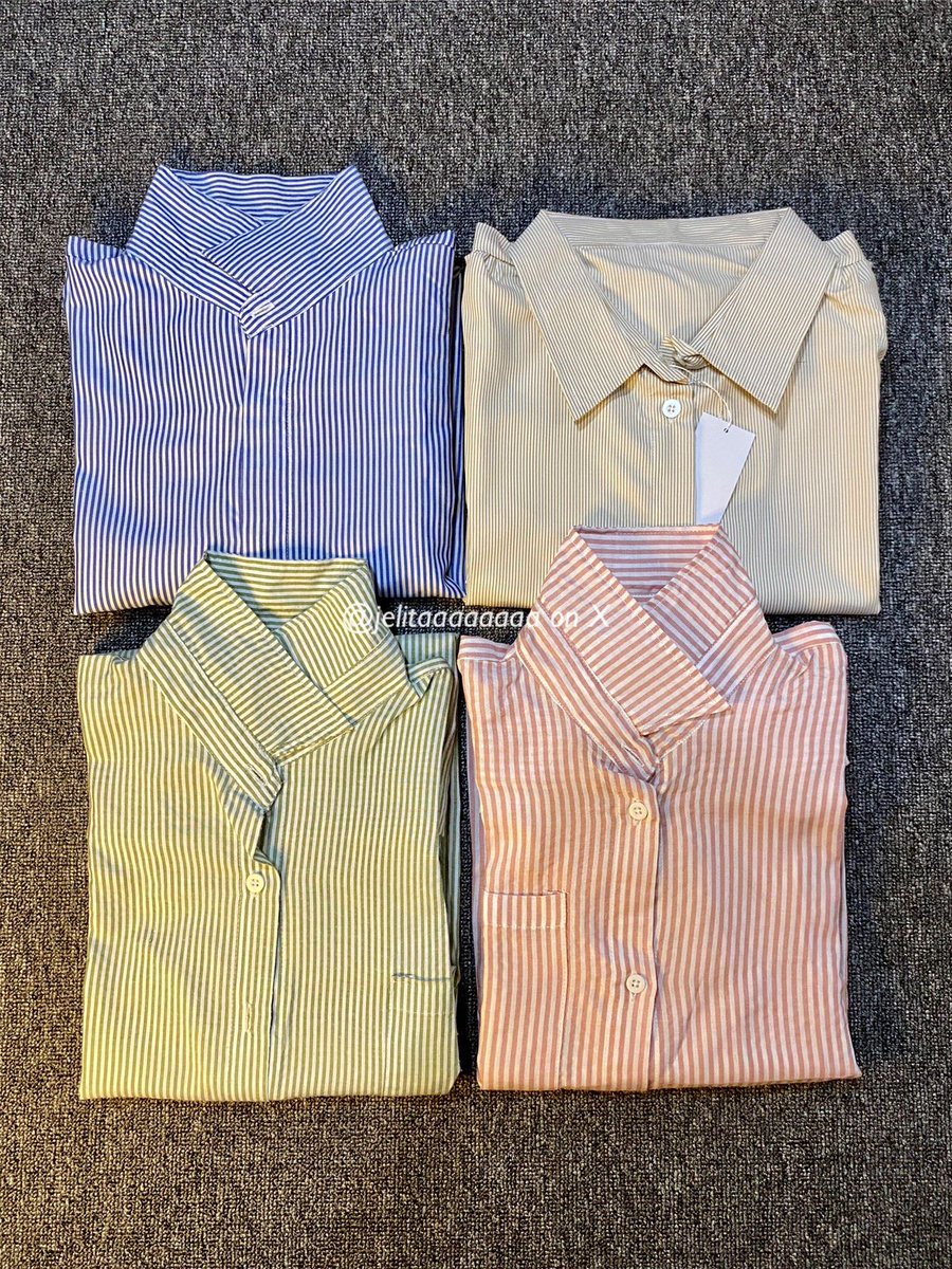 [bb] emang bener punya 1 stripe shirt di lemari ga akan cukup, apalagi brand lokal sekarang banyak yg tergolong affordable ini punyaku dari 50-100K aja😭👋

coba kasih tau item fashion yang kalian suka pake banget itu juga dong!  (cont)