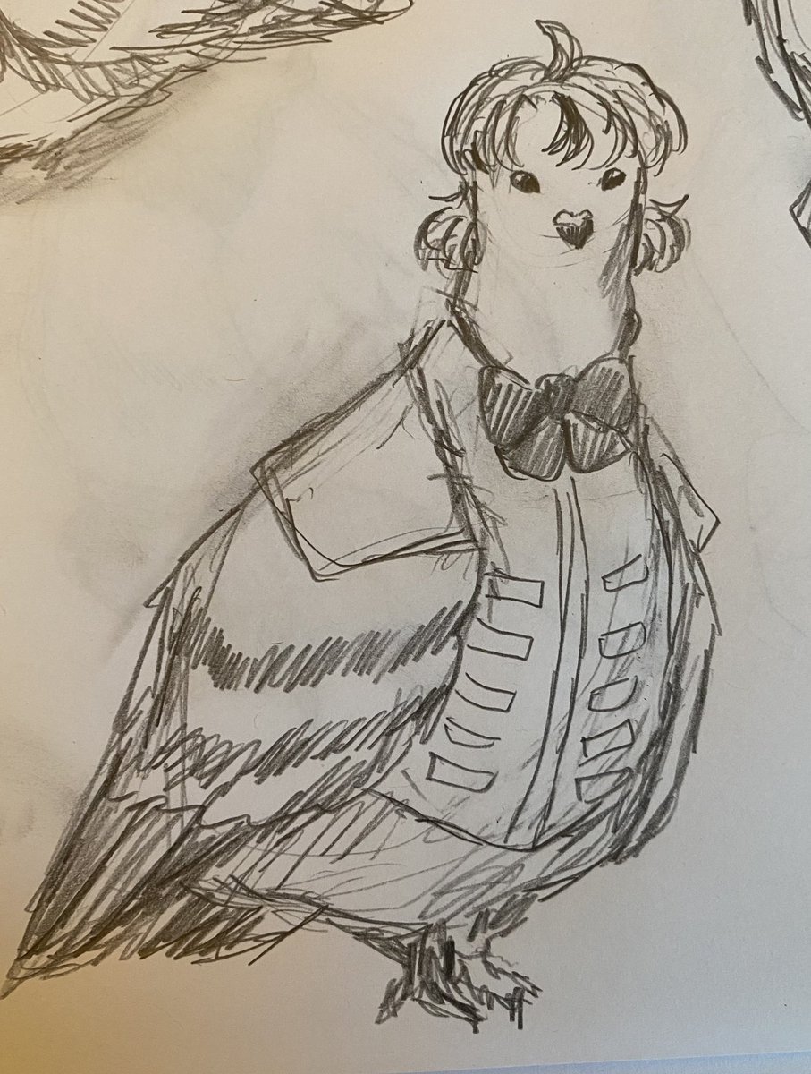 chiyolovebullet's tweet photo. The love bullet cupids if they were pigeons (a thread)

(1/4) Pigeon koharu
#LOVEBULLET #ラブ・バレット https://t.co/fQx72uiIG3