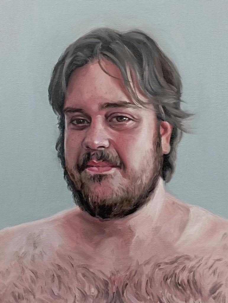 "Samuel", óleo sobre lienzo, 36x25cm.