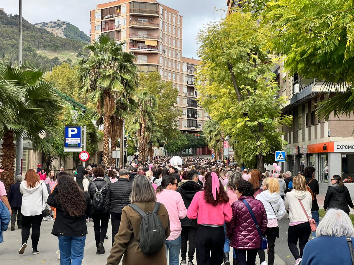 Un año más acompañamos a <a href="/ajicamporti/">ajicam</a> en su marcha rosa 💕 solidaria y reivindicativa en la lucha contra el cáncer de mama 

#PorTi #JaénSeVistedeRosa