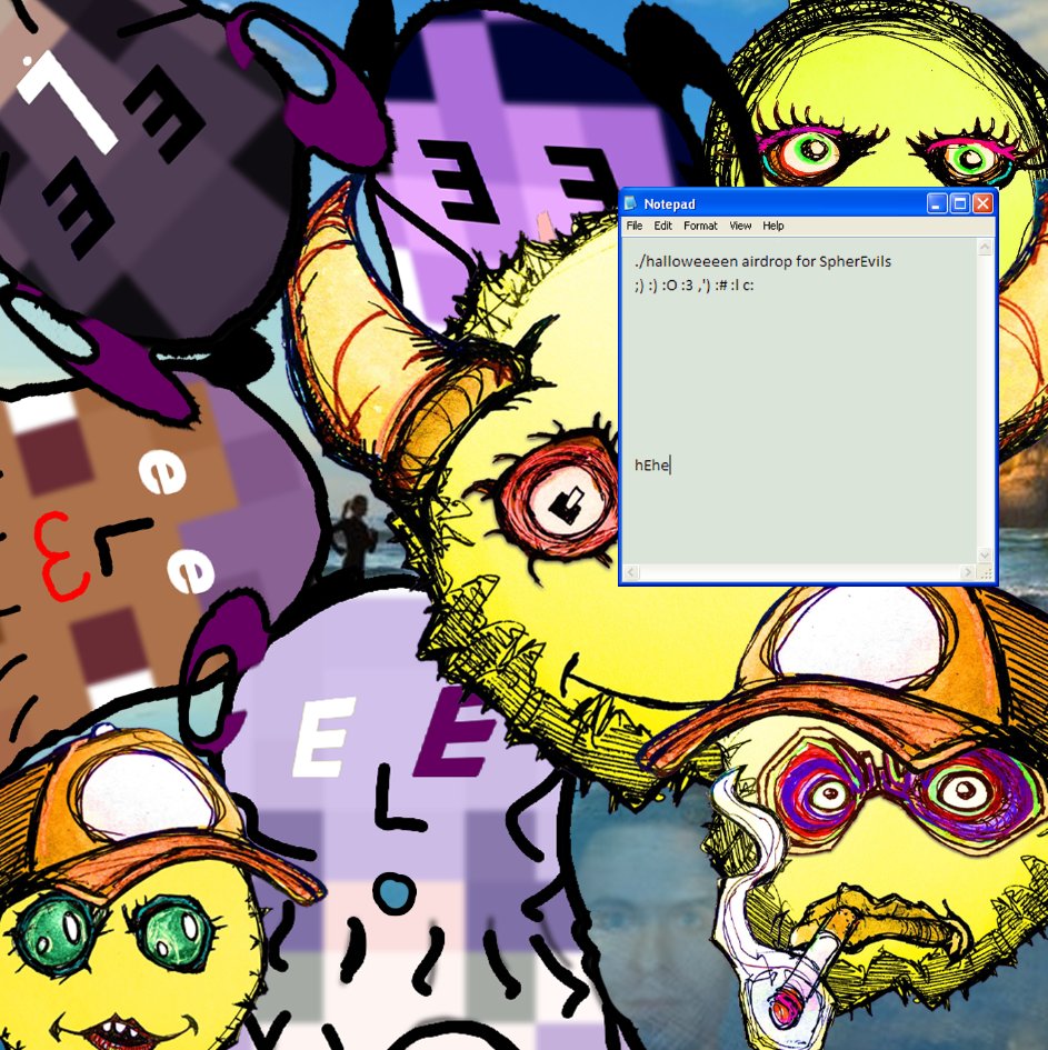 helo anather eirdrop for another peepoul from SpherEvils we want to mint out fastaa guys I like those round scary and dumb faces they prety :3 :) :*

🫶🤩😹😵‍💫👹
#stargaze #mint $stars #nft #WOWOWWESTꓸやねん