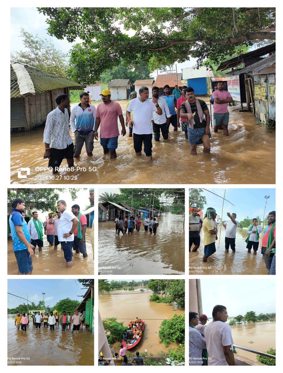 SwarupDas_Bls's tweet photo. #CycloneDanaAftermath (27-10-24)
Visited #Baincha GP of #Balasore Sadar Block with #TeamBJD to meet the affected villagers stranded due to flood and access the gravity of the situation.
#BJDCares #BJDDigitalWing
@Naveen_Odisha @bjd_odisha @pranabpdas @SriDebiMishra https://t.co/zolXr2QqV2