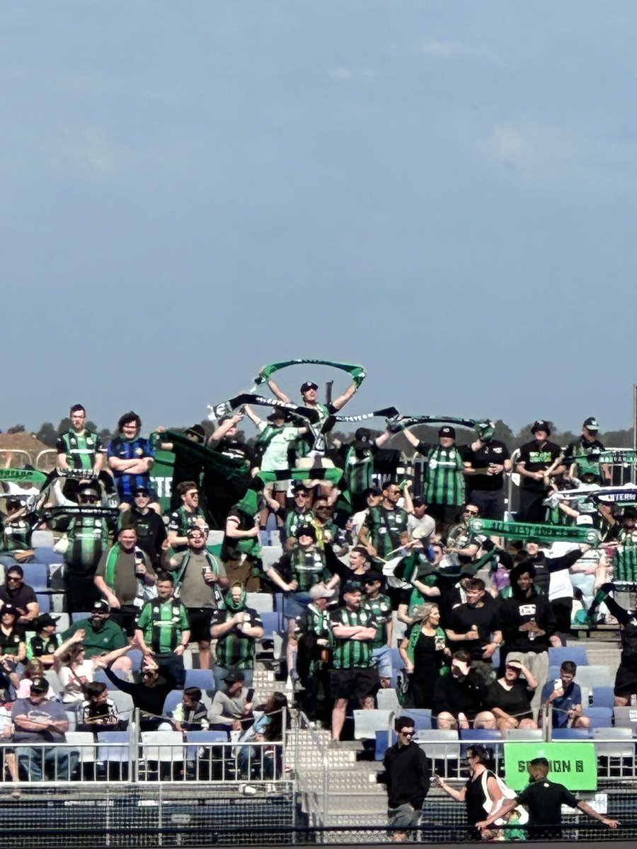 🟩⬛ GREAT START 🟩⬛

⚫ Starting our first season at home in Tarneit off with a bang 
🟢 Atmosphere was great with both new and old faces joining in
⚫ Continue actively supporting the boys with us on the 4th against City
🟢 Join the <a href="/TheWesternCore/">TheWesternCore</a> on the 1st against the Nix