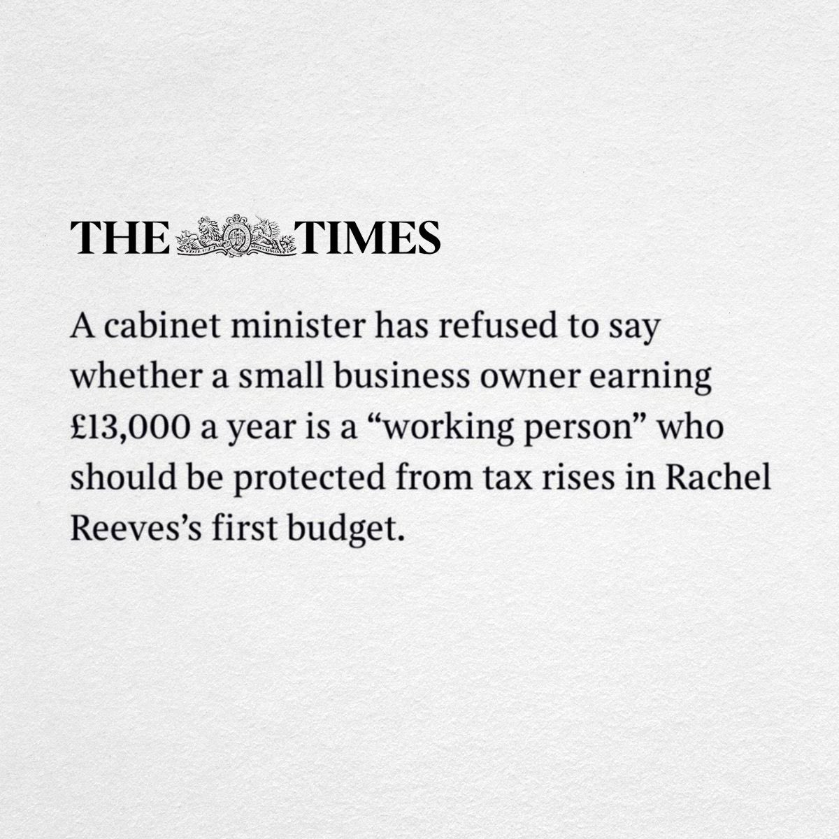 RobertJenrick's tweet photo. Small business owners like my parents are the backbone of our economy. 

They are the do-ers, the makers and the risk takers that power our country forward.

Labour’s coming attack on them at the budget will destroy growth and livelihoods. https://t.co/RcJqdqCz9Y