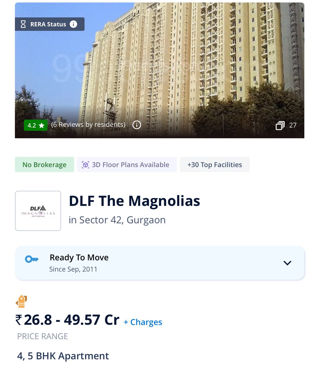 gurjota's tweet photo. Which $3M apartment would you prefer? 

• Gurgaon or New York?
• 4BHK Flat or 6BHK Penthouse?
• Golf Course Road or Manhattan?
• Cyber City or Times Square?
• Magnolias Park or 3.4 sqkm Central Park?

IMO REAL Estate is a SCAM in India! https://t.co/jNlPCm7fjK