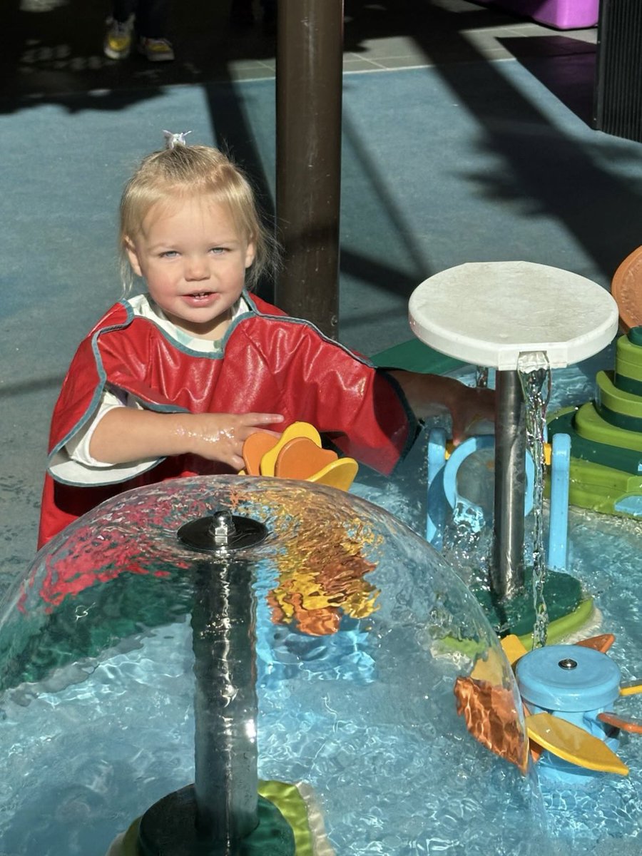cherylbaldeagle's tweet photo. Water tables are excellent! Especially in the sun. @PamNCBennett @hhodgdon #granddaughter #watertable #autumn2024 #play #fun #sunshinesmile https://t.co/7NnslHkIl8