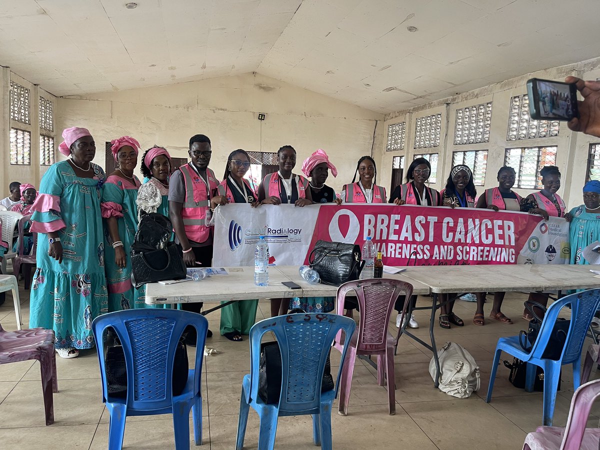 Today, we continued our Breast Cancer Campaign. We had the the opportunity to talk during church services at PC Molyko, St Charlse Catholic Church and also at the annual come together of the Catholic women association of the Buea Diocese. The message was CLEAR, “Get screened”