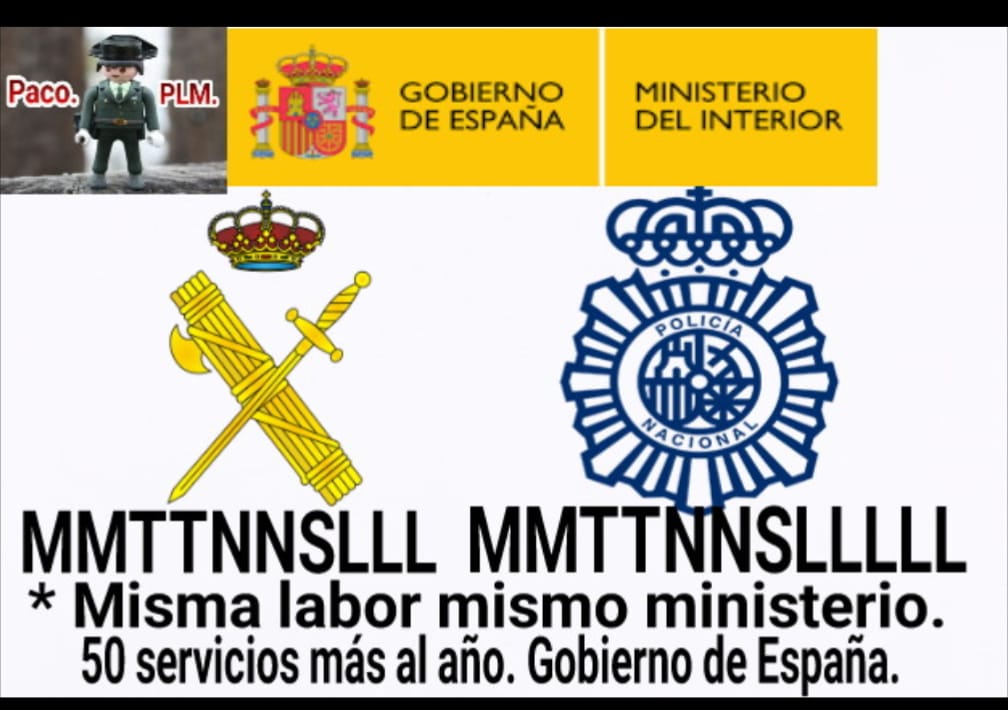 Es buen día para recordar a los compañeros que están en régimen general, que  desde hoy hasta fin de año van a trabajar gratis con respecto a un <a href="/policia/">Policía Nacional</a> con turno 6X6.
Nadie dijo que ser policía con un régimen militar fuera fácil.