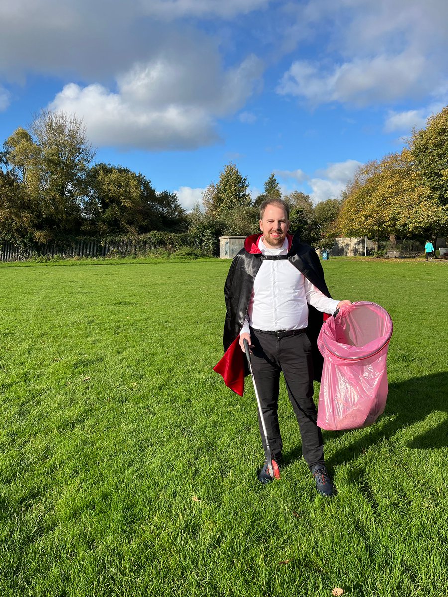 Cadan ap Tomos (@cadanaptomos) on Twitter photo I don't normally dress up for Halloween... But thought the <a href="/KeepSplottTidy/">Keep Splott Tidy</a> Spooktacular litter pick should be an exception.
Great to see so many people out on a Sunday morning helping to clean up our community. Rhys and I filled four bags between us! I don't normally dress up for Halloween... But thought the <a href="/KeepSplottTidy/">Keep Splott Tidy</a> Spooktacular litter pick should be an exception.
Great to see so many people out on a Sunday morning helping to clean up our community. Rhys and I filled four bags between us!