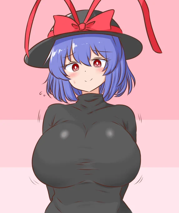 ご依頼で描きました 衣玖さん 