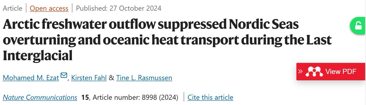 ARCLIM - The Arctic Ocean Under Warm Climates tweet media