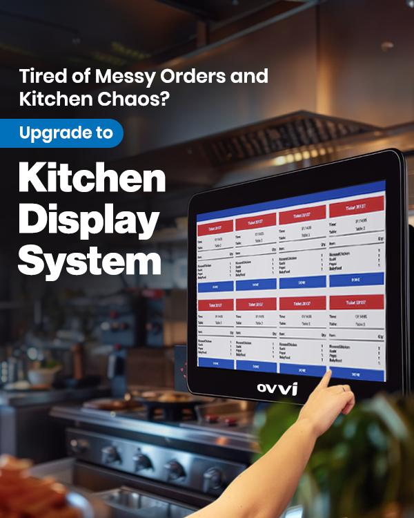 Make your kitchen run smoother than ever before! 
Upgrade to Ovvi Kitchen Display System today. 👨‍🍳

#OvviPOS #KitchenDisplaySystem #RestaurantTech #EfficiencyInAction #UpgradeYourKitchen #SmartBusinessSolutions